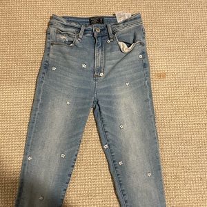 Abercrombie Flower Jeans